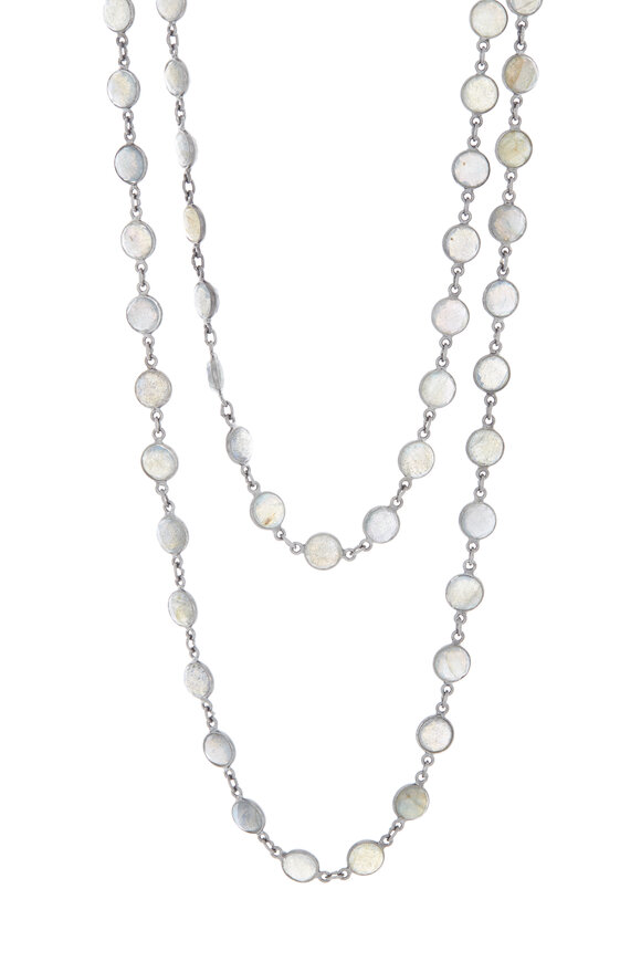 Loriann - 14K Gold & Sterling Silver Labradorite Necklace