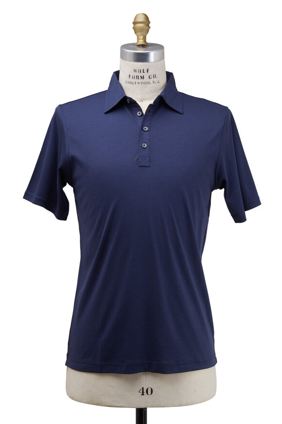 Raffi - Midnight Blue Cotton Polo