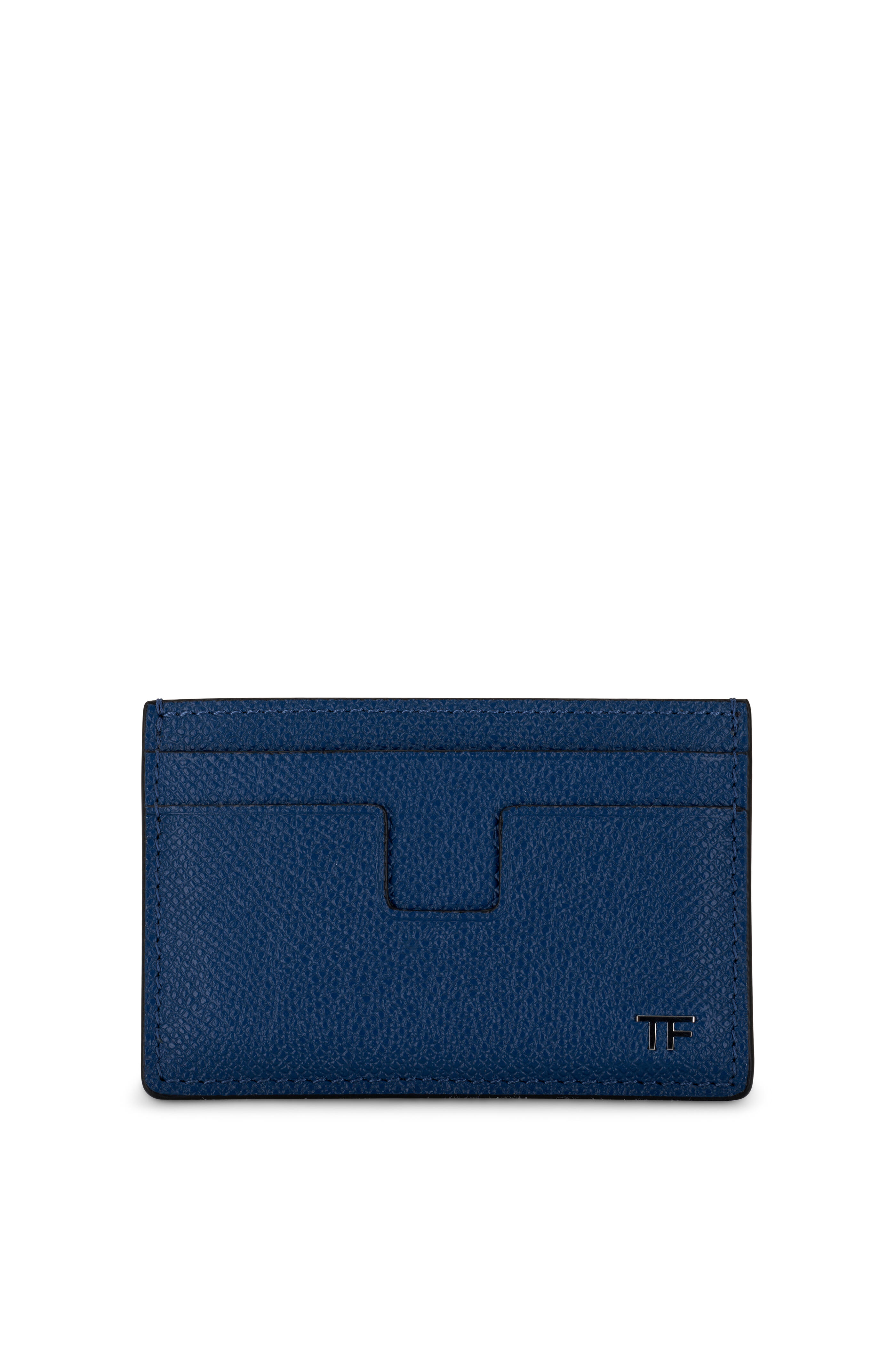 Tom Ford - Bali Blue Leather Card Case