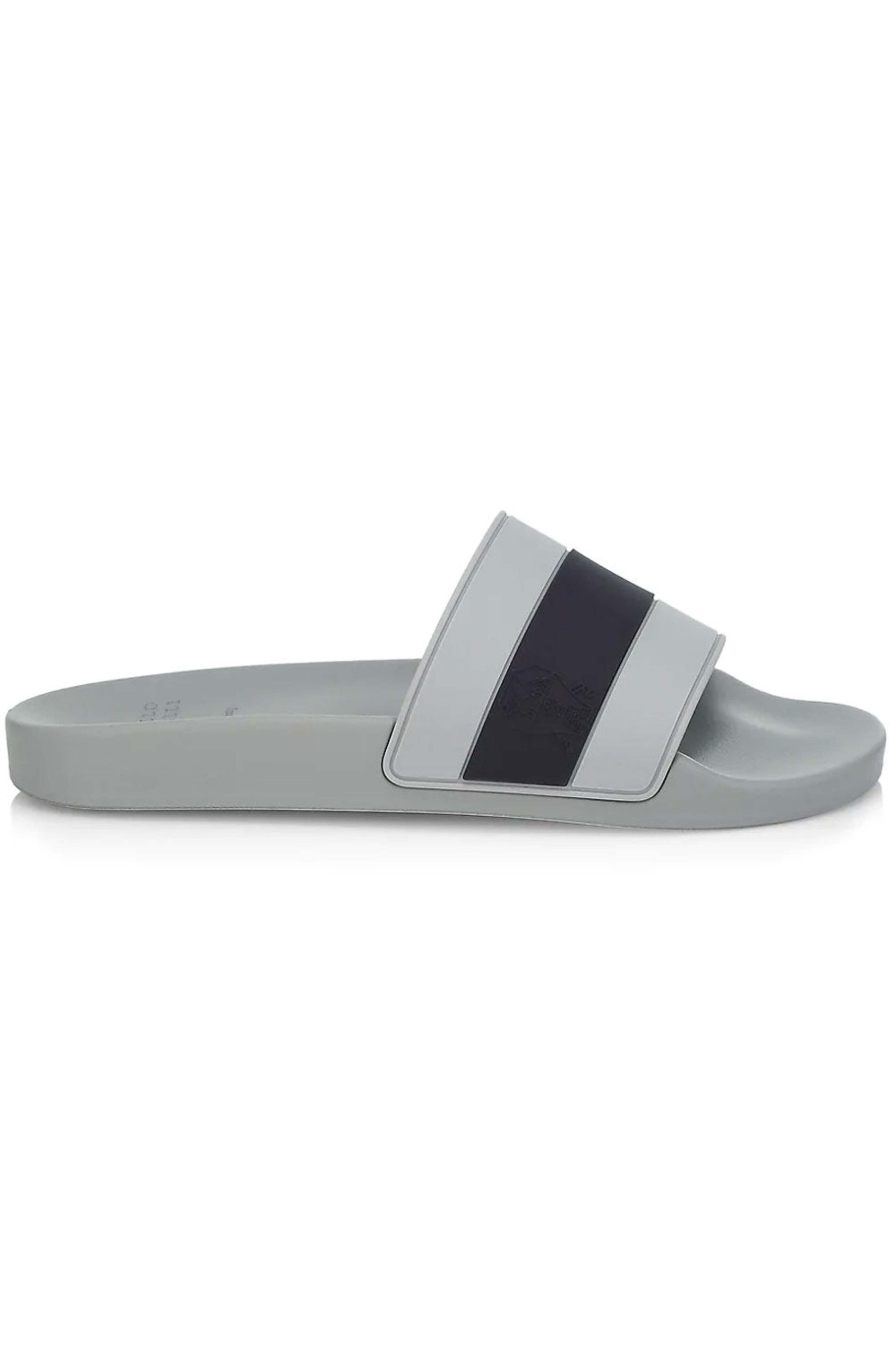 Brunello Cucinelli - Slide Sandal in Grey | Mitchell Stores