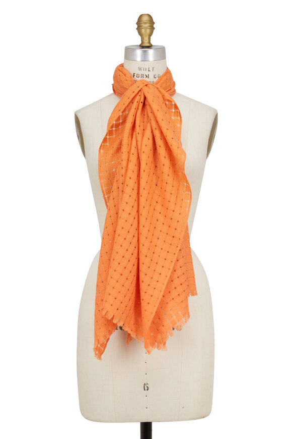 Kinross - Clementine Cashmere Open Weave Scarf