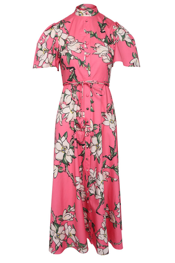 Leo Lin Bianca Pink Midi Dress