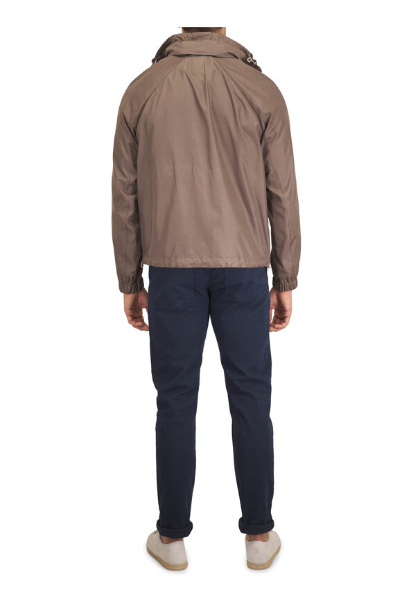 Brunello Cucinelli Light Brown Full Zip Jacket - view 4