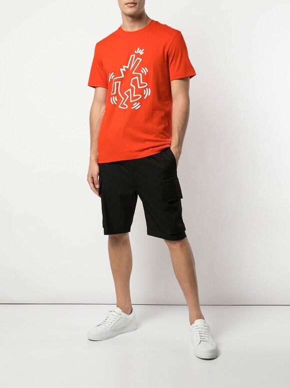 Lacoste - Keith Haring Red Printed T-Shirt