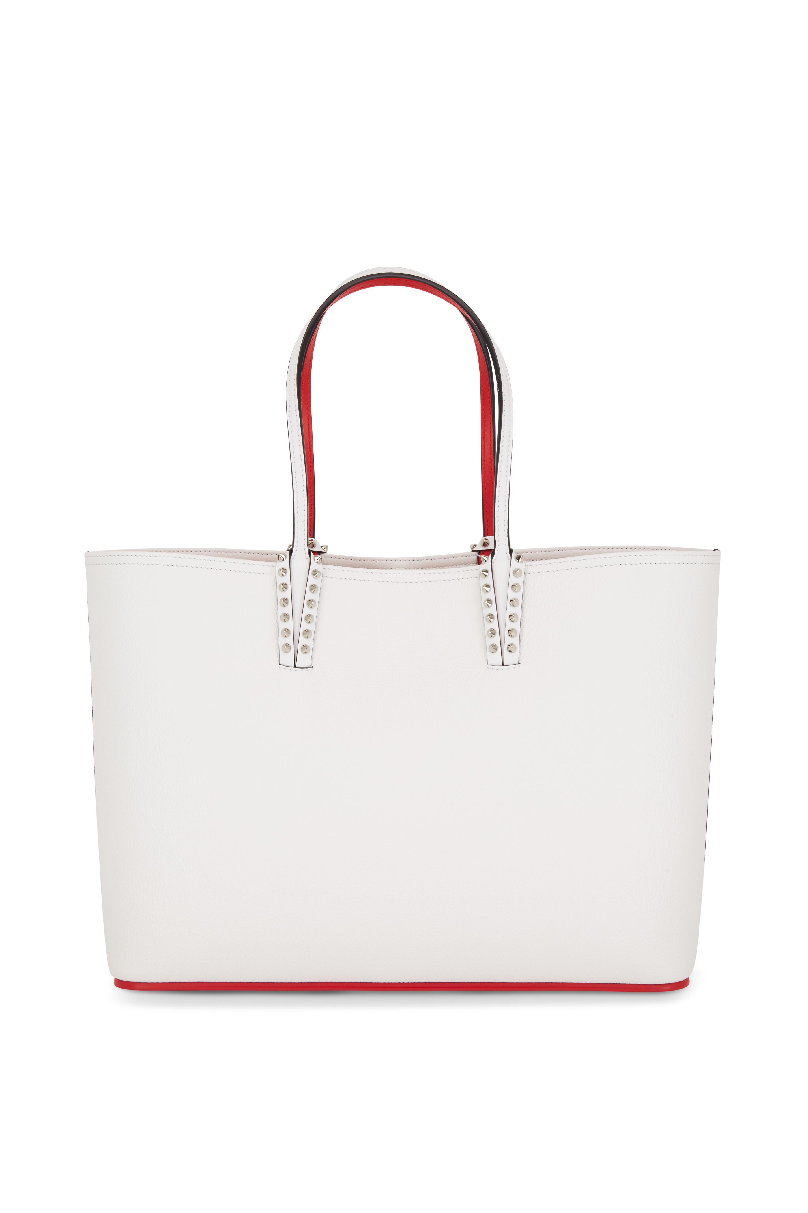 Christian Louboutin Cabata Large Tote Bag in White