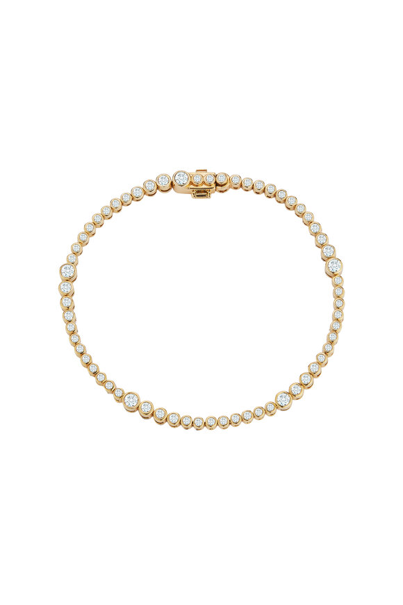 Ondyn 18k Yellow Gold Rainsun Tennis Bracelet