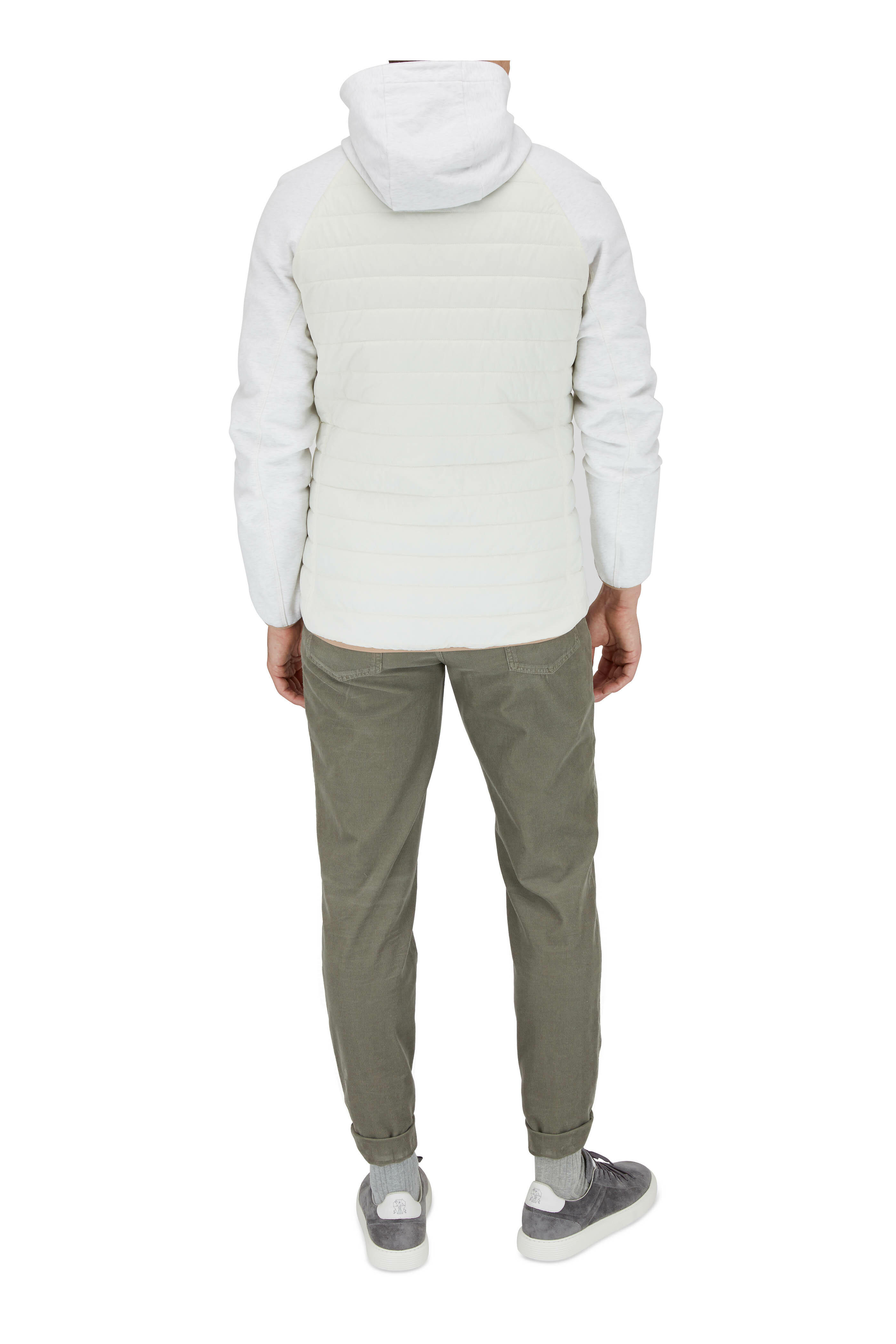 Brunello Cucinelli - Olive Corduroy Five Pocket Italian Fit Pant