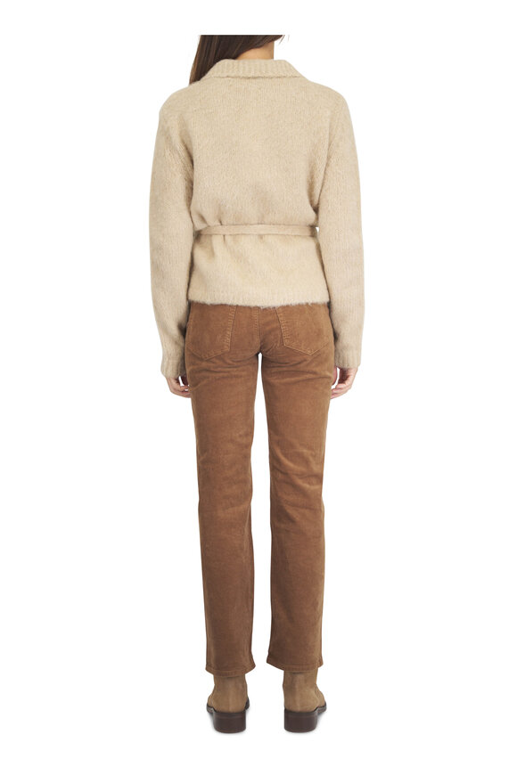 Dries Van Noten Ecru Tie Front Cardigan - view 3