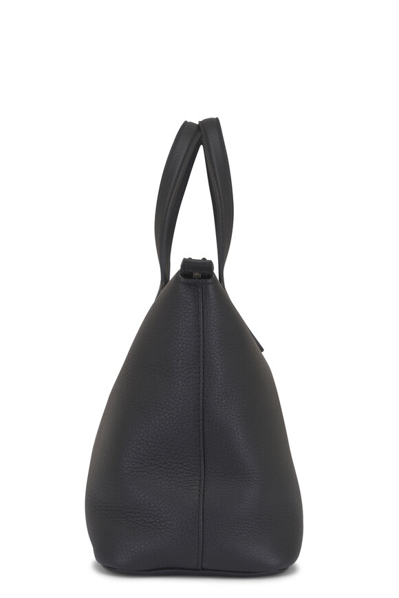 The Row Marcel Black Ans Leather Top Handle Bag - view 3