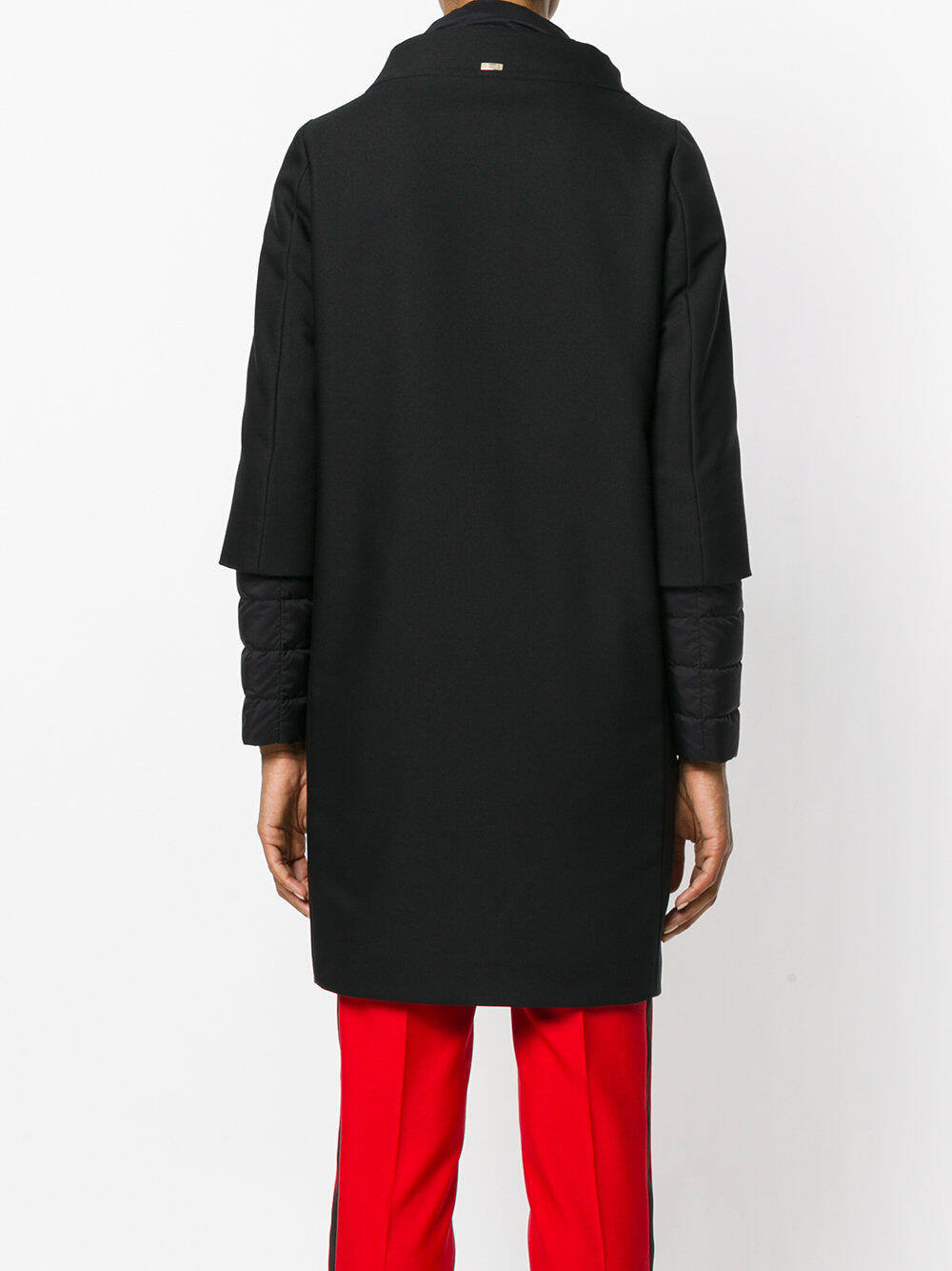 Herno - Black Padded City Cocoon Coat