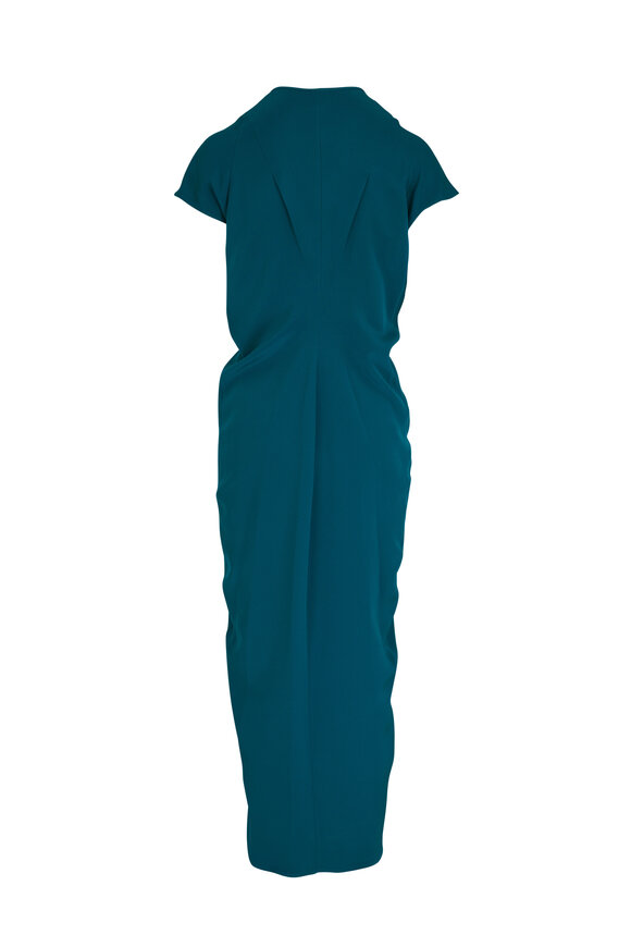 Zero + Maria Cornejo - Long Muse Aegean Blue Silk Dress