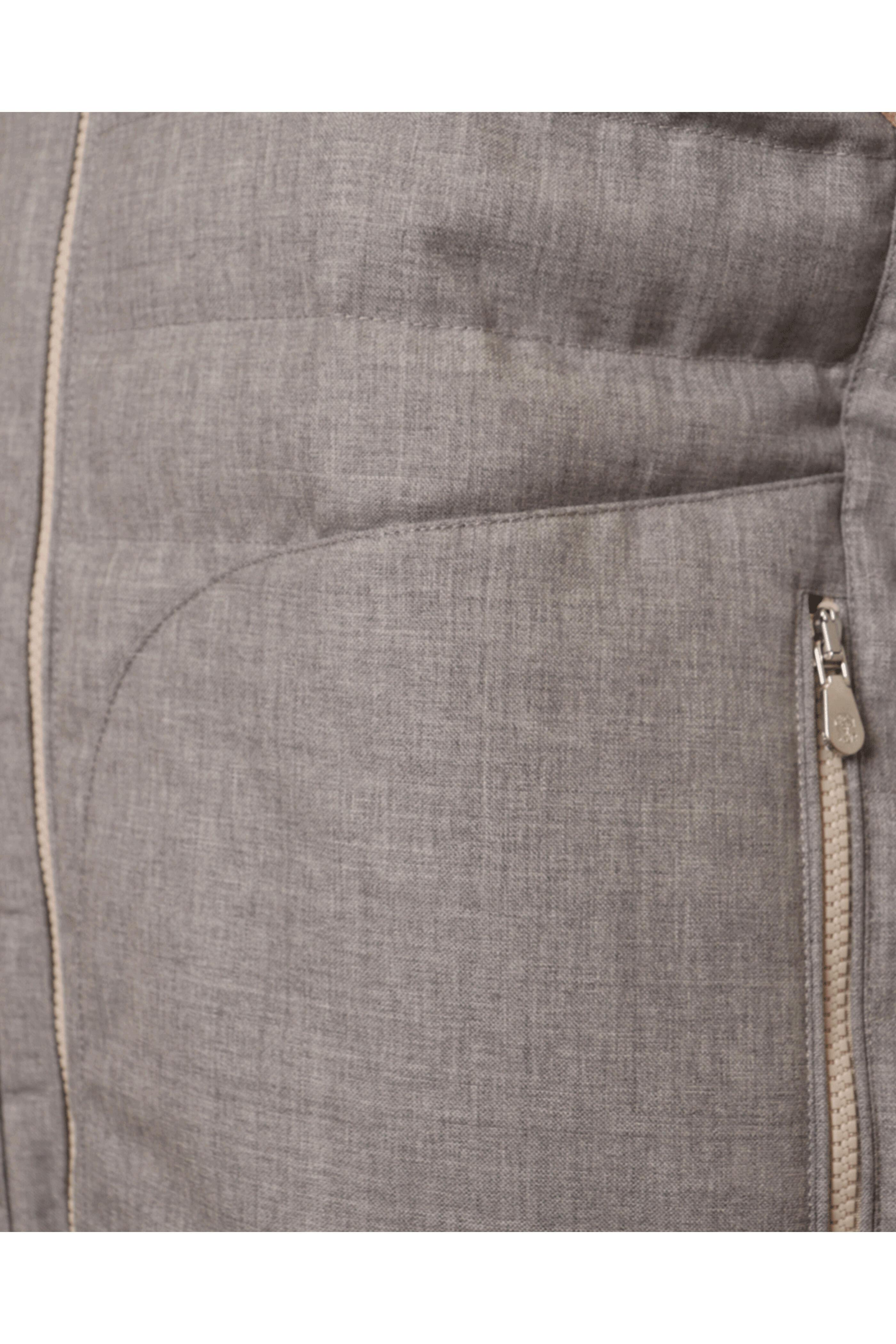 Brunello Cucinelli - Pearl Grey Water Resistant Padded Vest