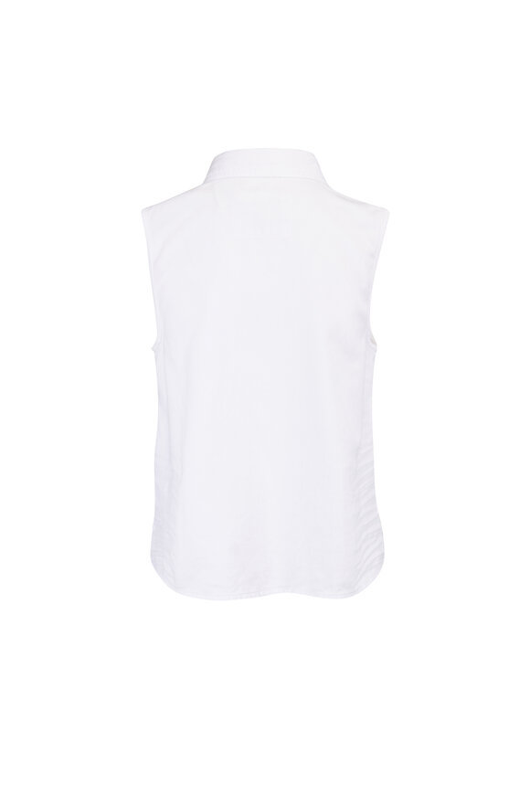 Frank & Eileen Olivia White Popover Tank - view 2