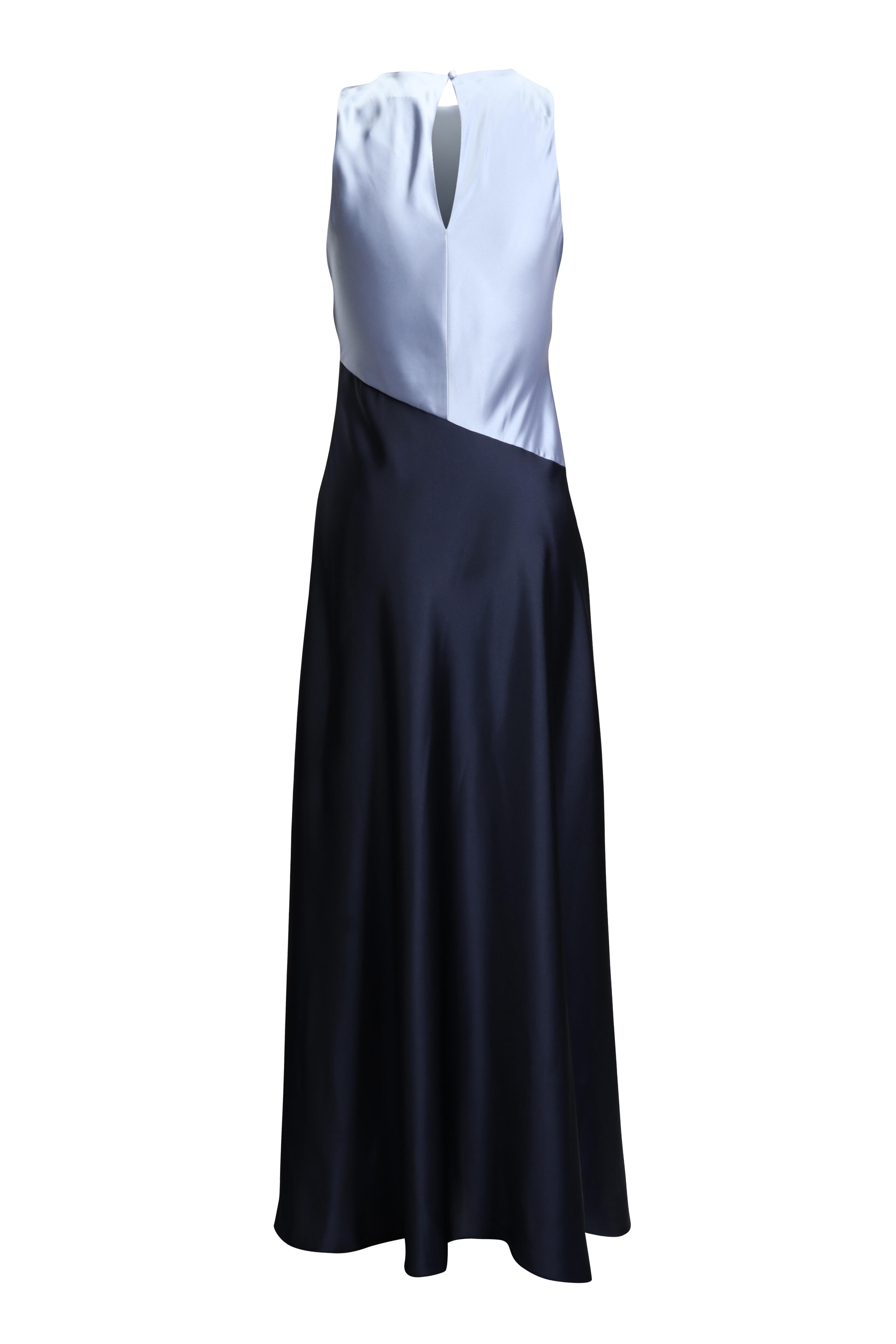 Tanya Taylor - Powder Blue & Anthracite Dasha Maxi Dress - view 2