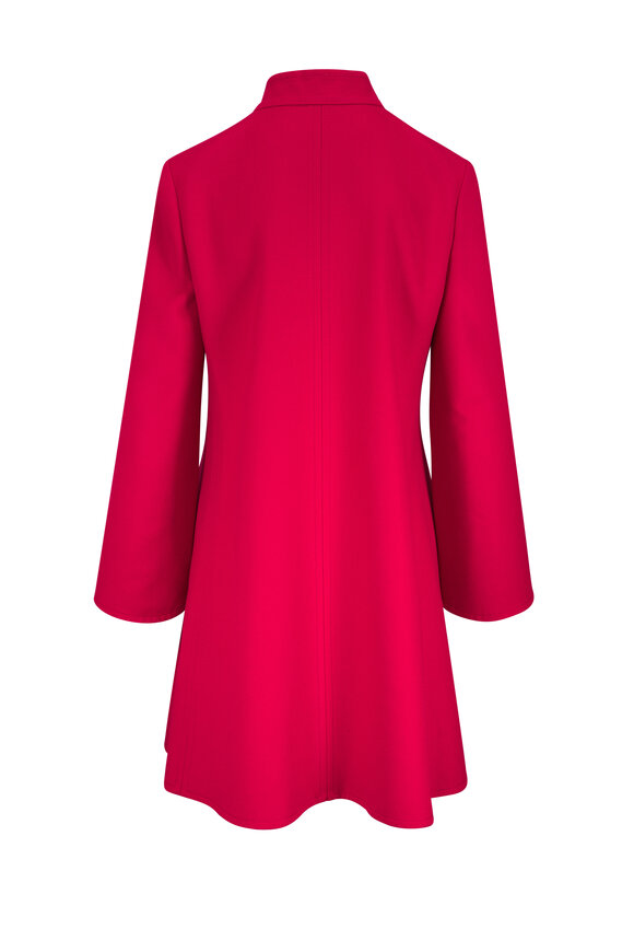 Valentino Red Wool & Cashmere Coat - view 4