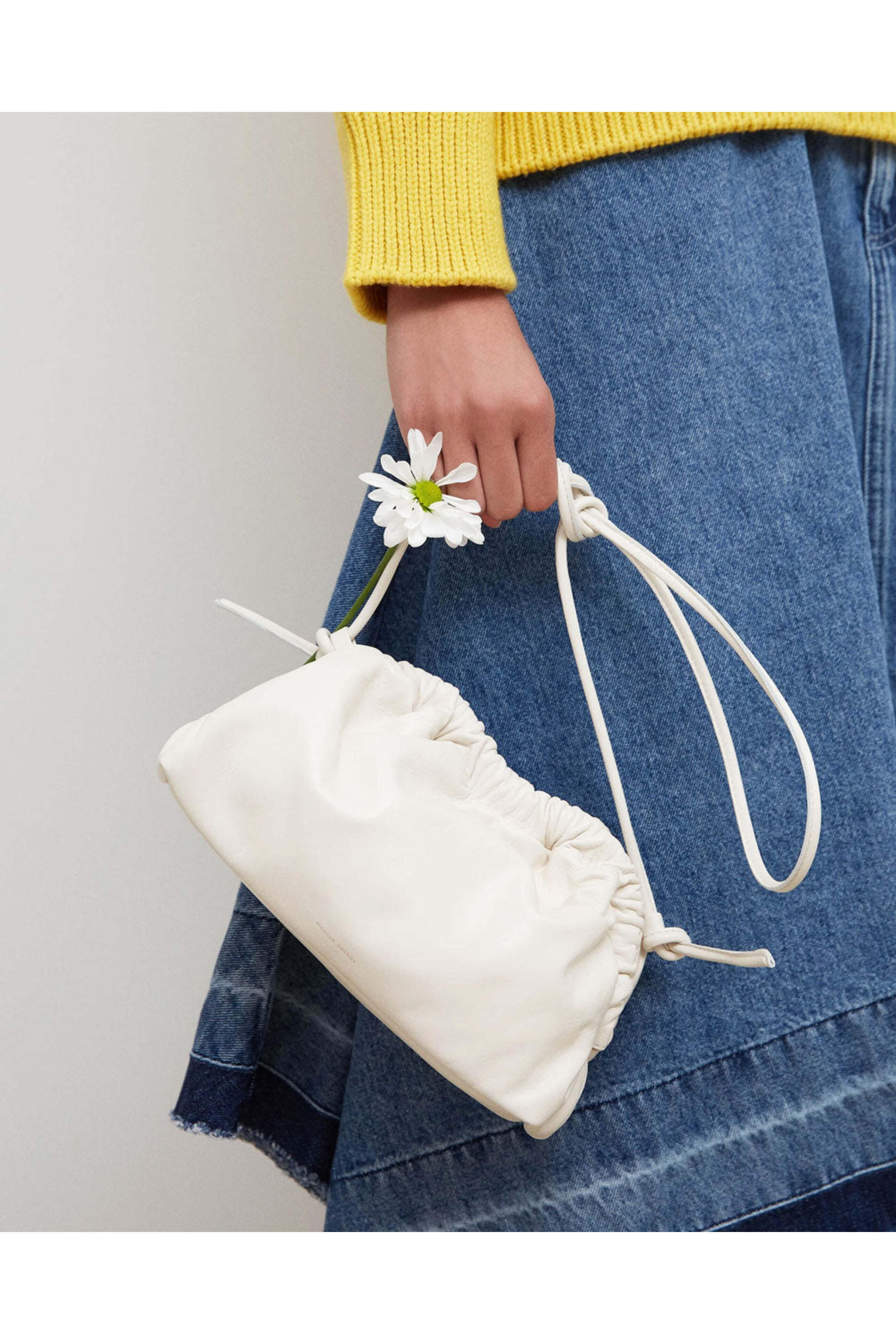 Mansur Gavriel - Mini Cloud Clutch in Cream - view 4