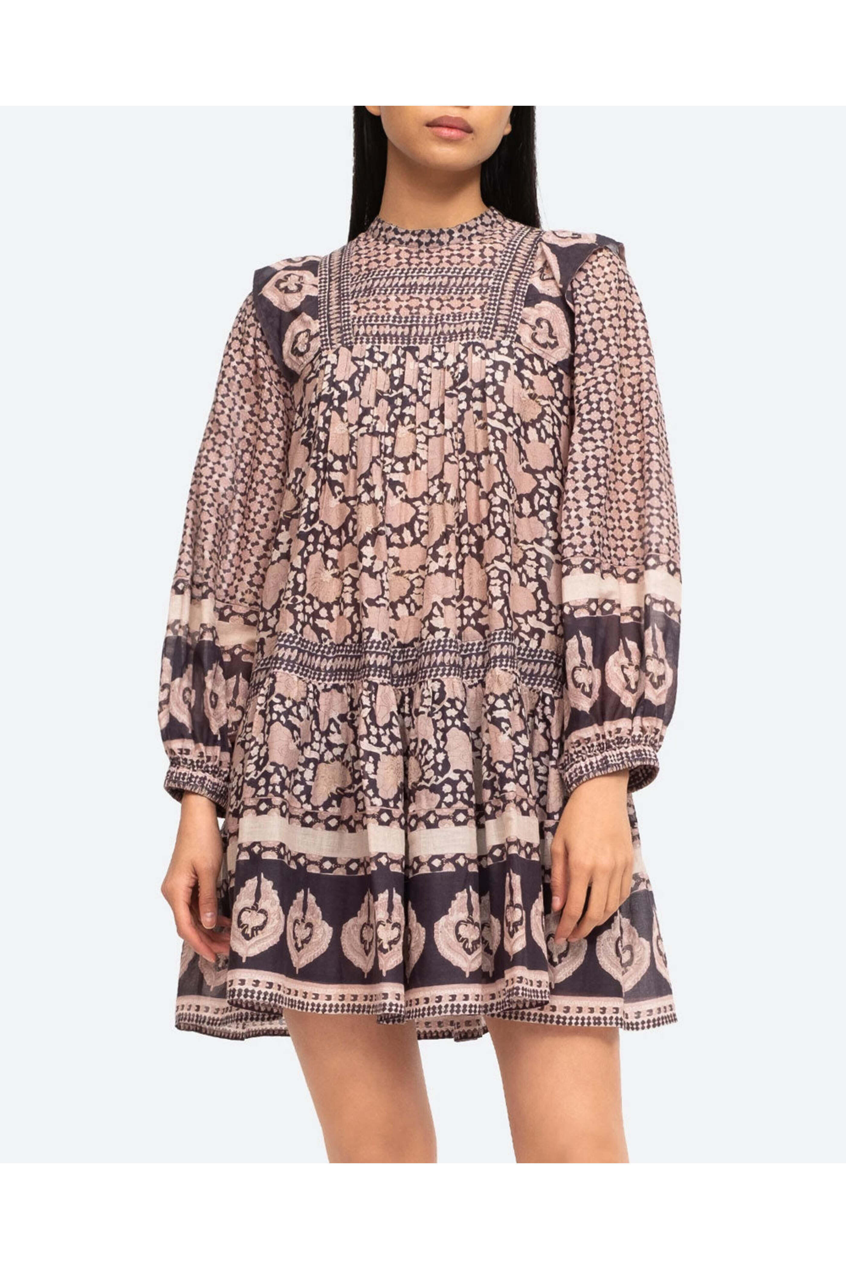 Sea NYC - Lilac Margo Long Sleeve Dress