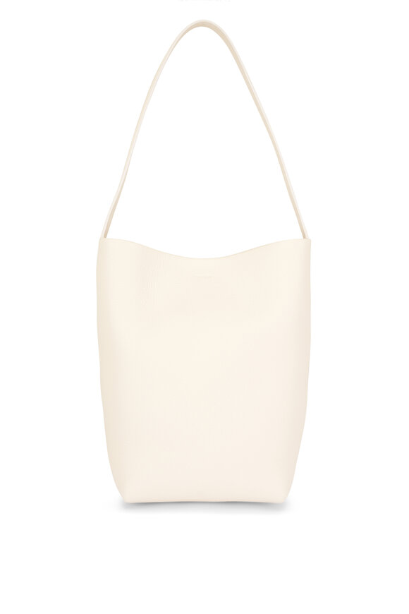 The Row Medium N/S Park Ivory Leather Tote - view 1
