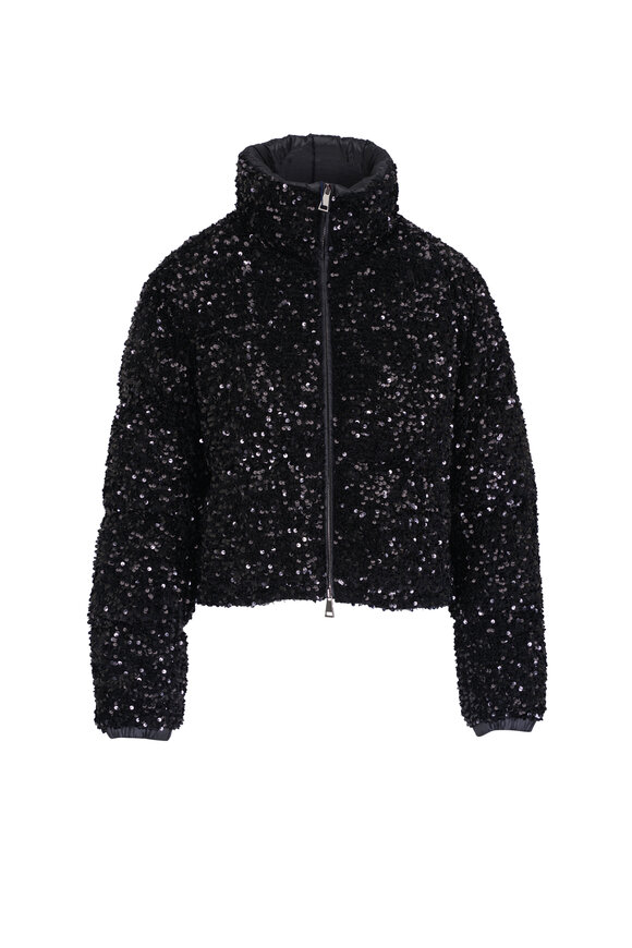 モンクレールTORCELLE GIUBBOTTO TORCELLE JACKET Moncler - Torcelle Flannel Wool Funnel Neck Puffer Jacket