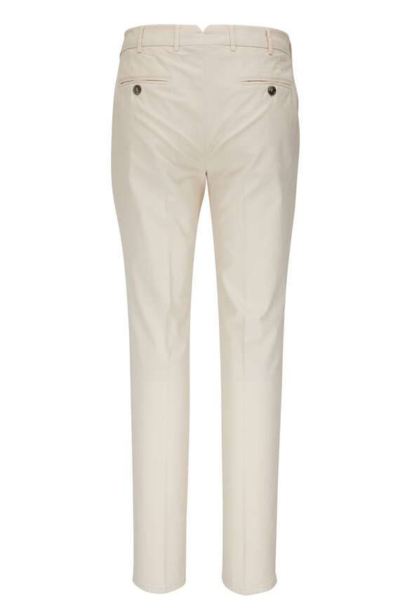 Brunello Cucinelli - Light Tan Gabardine Italian Fit Pant