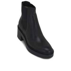 ミドルブーツ SANTONI Women Boots WTMN71154HI2NMGD N01 Black Santoni Leather boots for Women - Black in UAE | Level Shoes
