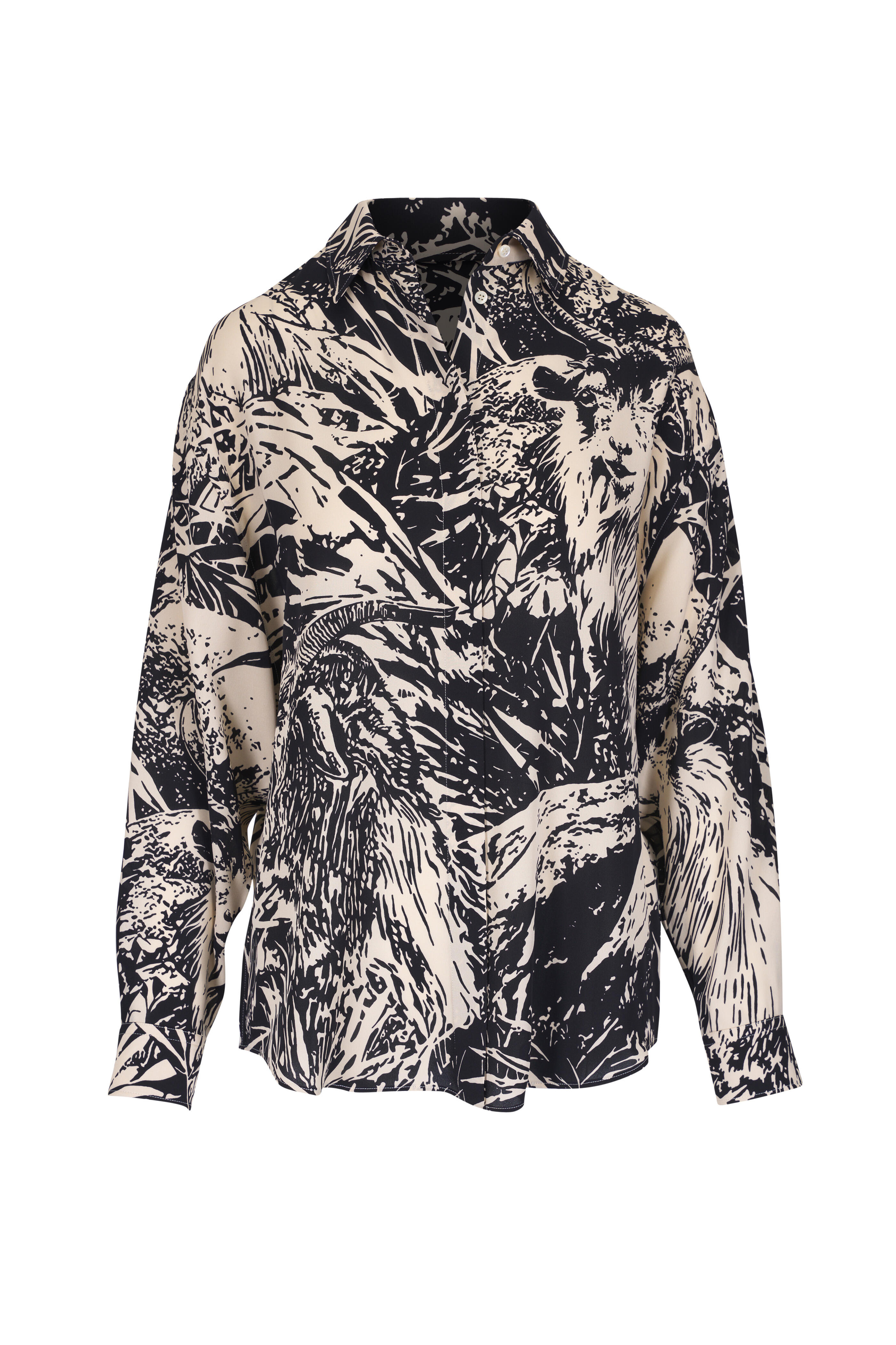 Loro Piana - Elisabette Rainforest Silk Blouse