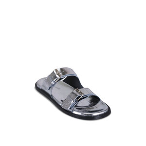 Pierre Hardy - Marlon Silver Leather Sandal | Mitchell Stores
