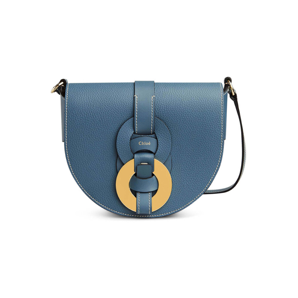 Chloe Darryl Saddle Bag CHLOÉ Darryl Small Raffia Shoulder Bag