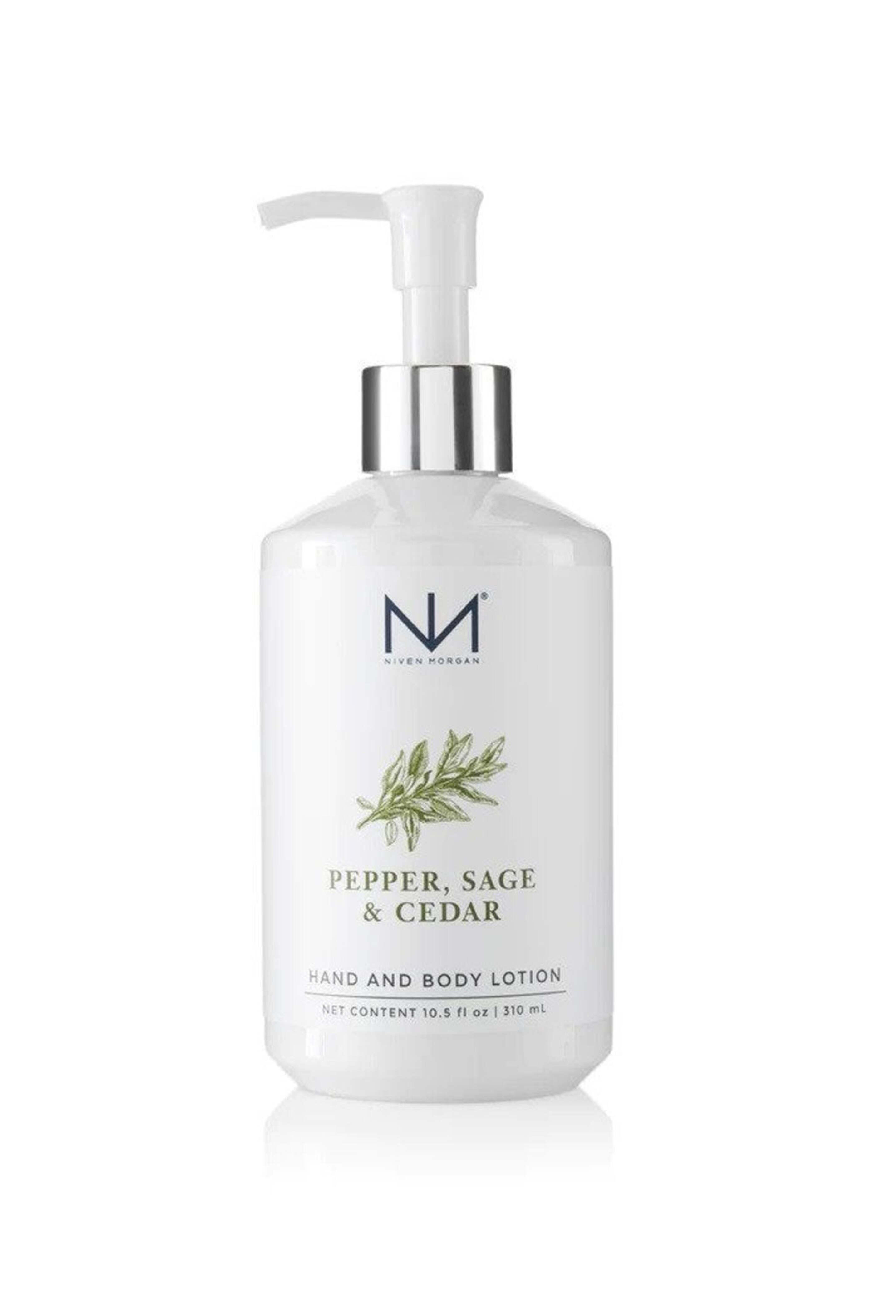 Niven Morgan - Pepper, Sage & Cedar Hand & Body Lotion