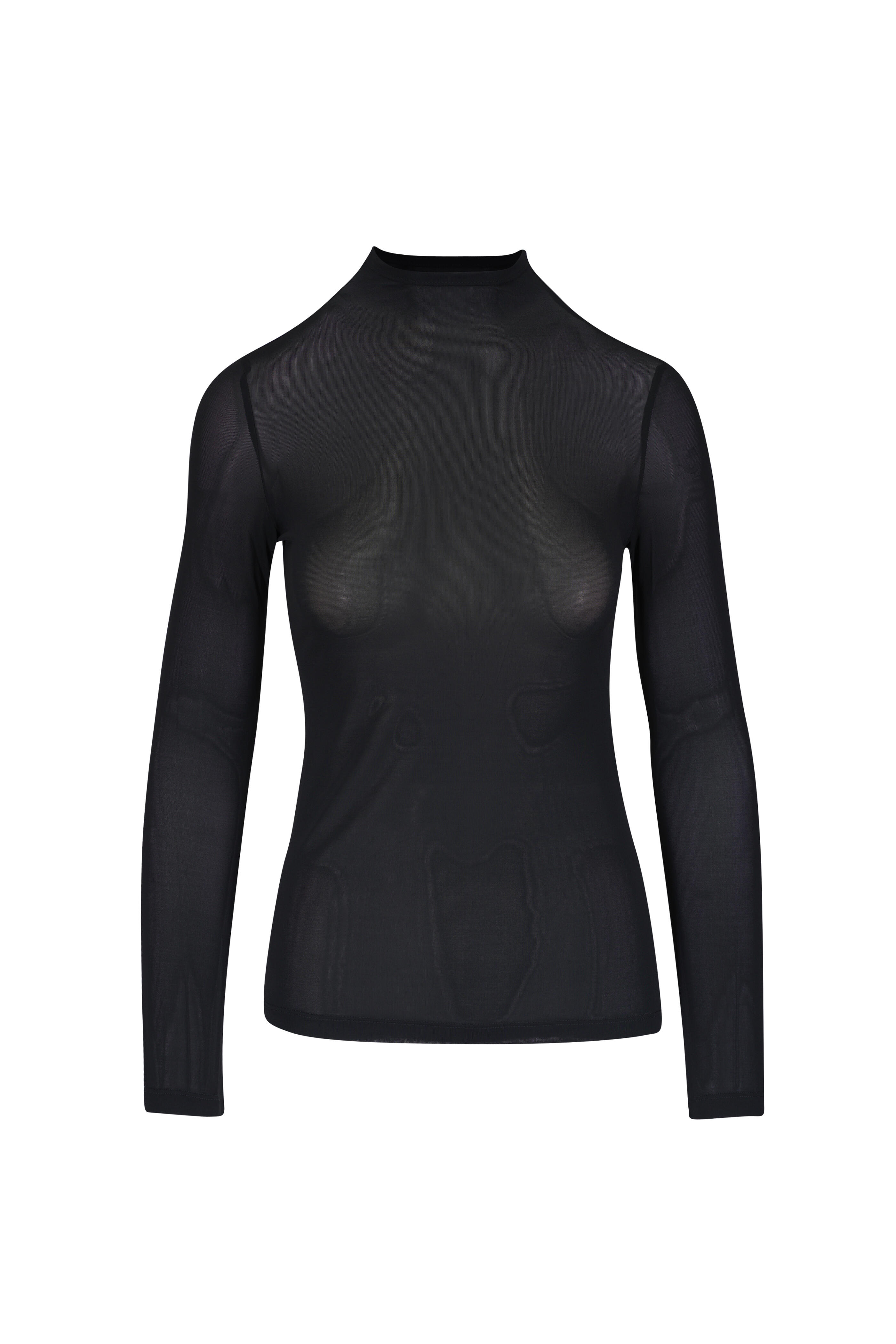 KZ_K Studio - Libre Black Raised Neck Second Skin Top