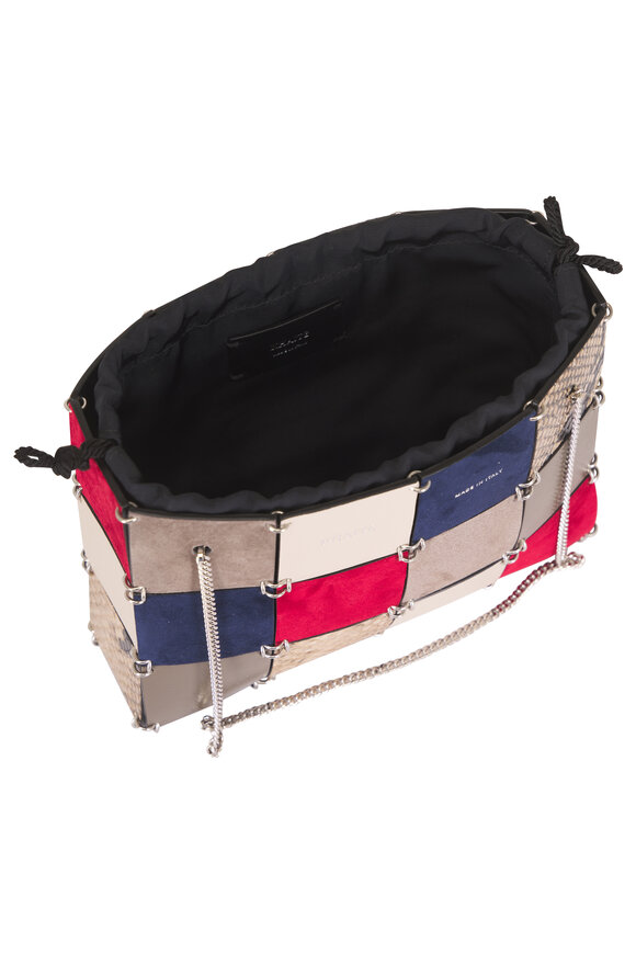 Khaite Mini Emma Ruby Multi Leather Patchwork Tote - view 5