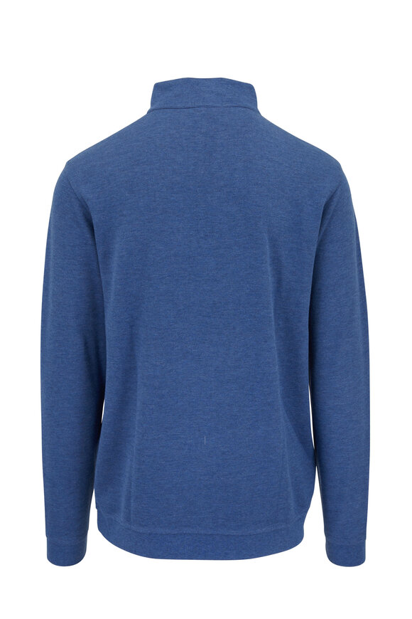 Peter Millar - Crown Nordic Blue Quarter Zip Pullover