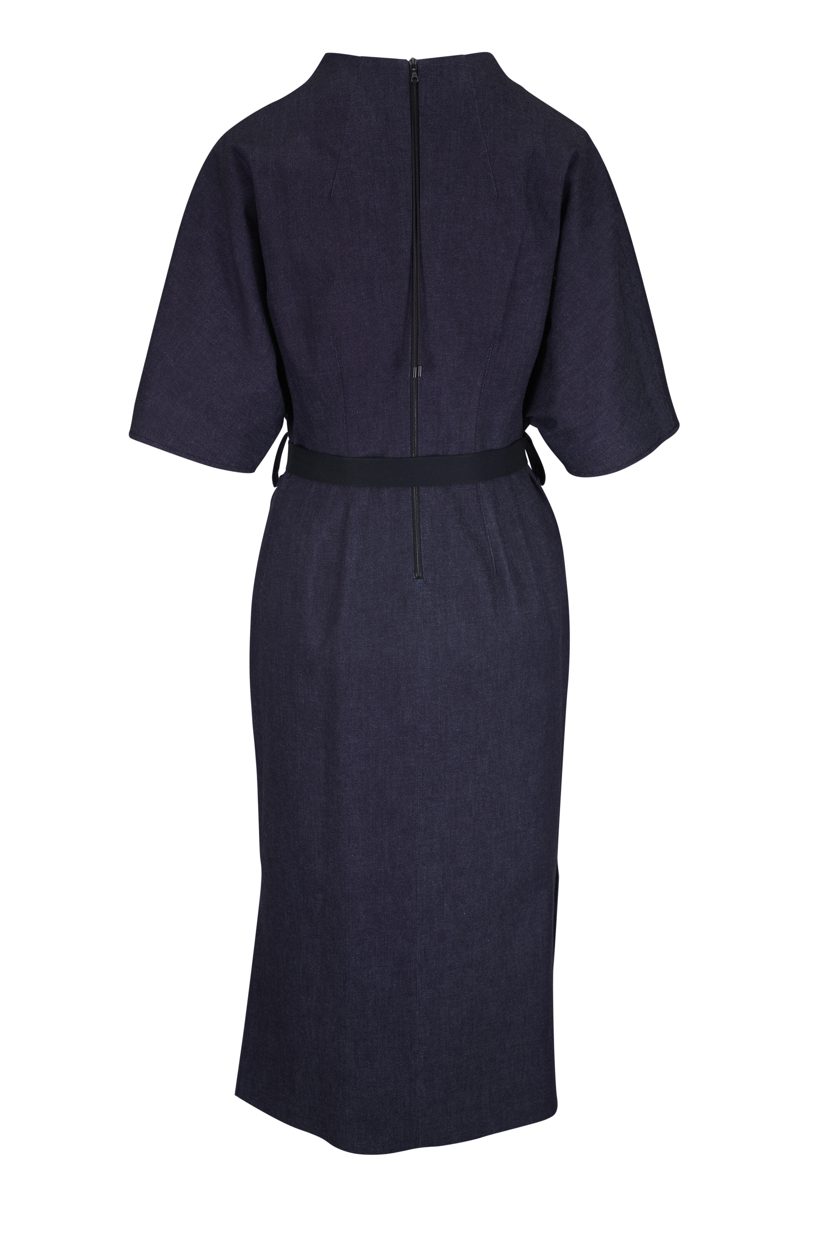 KZ_K Studio - Osaka Seamed Navy Blue Dress