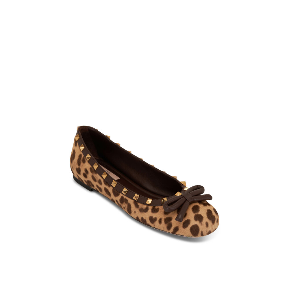 Valentino orders Garavani Cheetah Flats