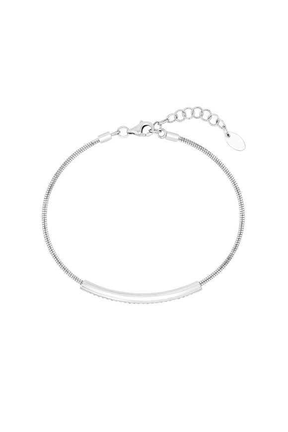 Pesavento DNA Spring Bracelet with Diamond Bar - view 3