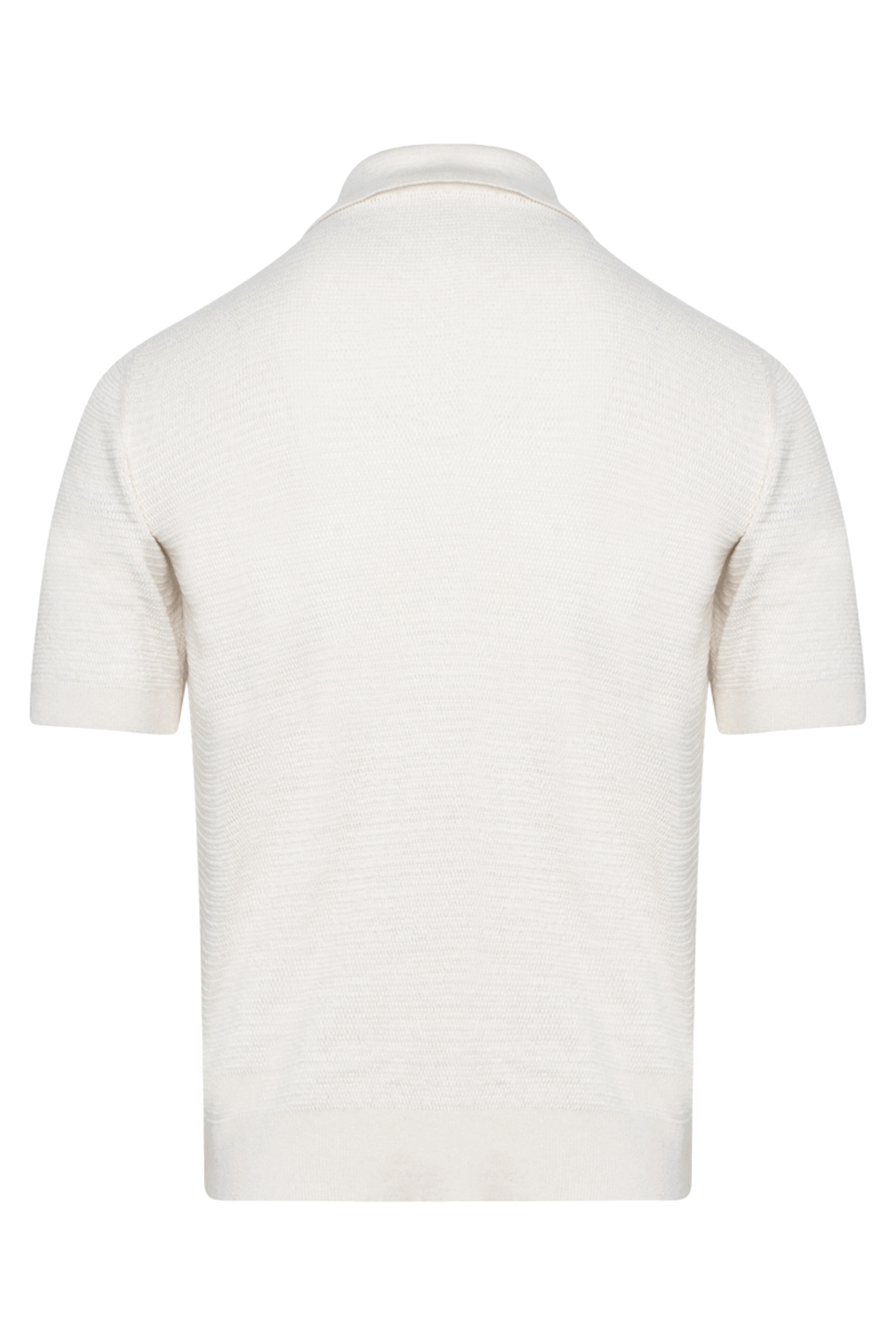 Isaia - Cream Knit Polo