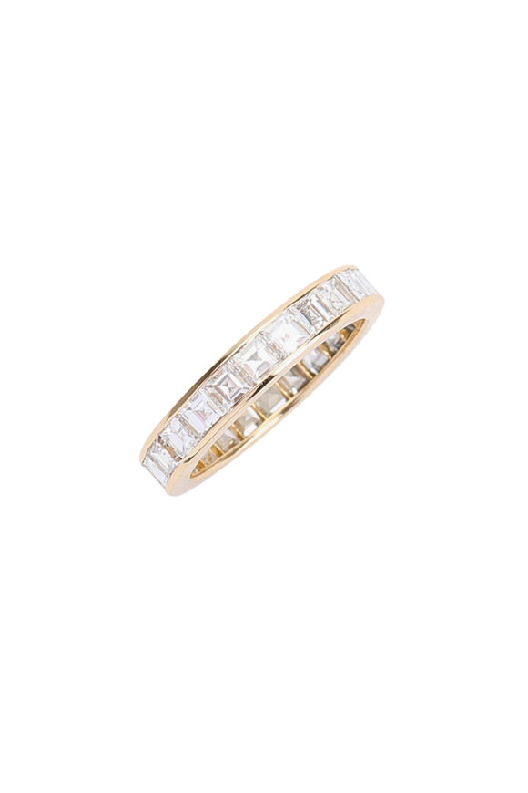 Oscar Heyman - 18K Yellow Gold Diamond Guard Ring