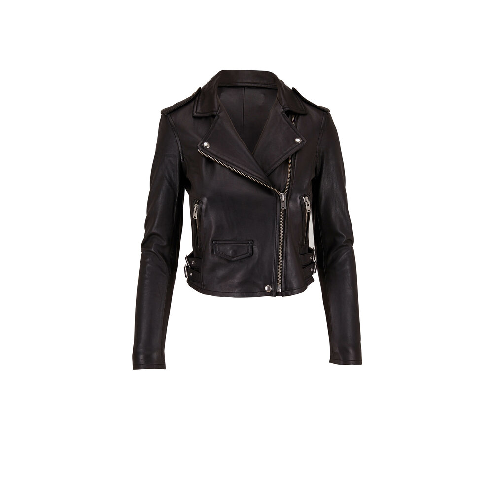 ジャケット・アウター Ecoleather Jacket / BLACK ZSLKDL Men Casual Jacket Version of The Trend of Slim Spring