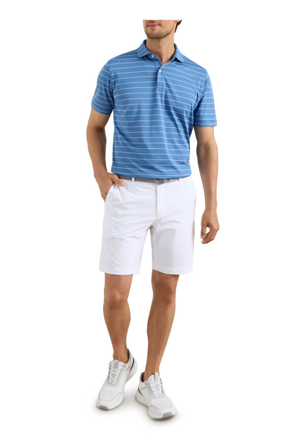 Peter Millar Crown Surge White Performance Shorts - view 2