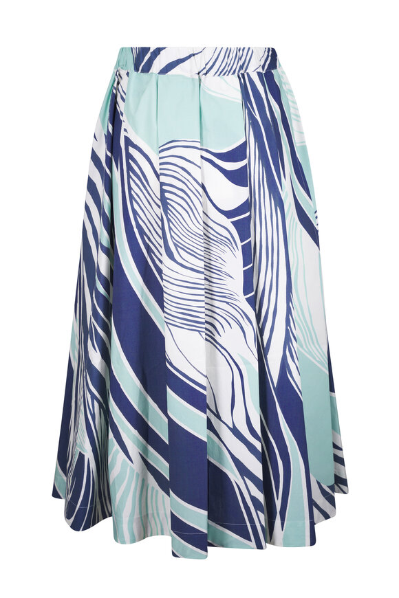 Antonelli Isneria Print Pleated Maxi Skirt - view 3