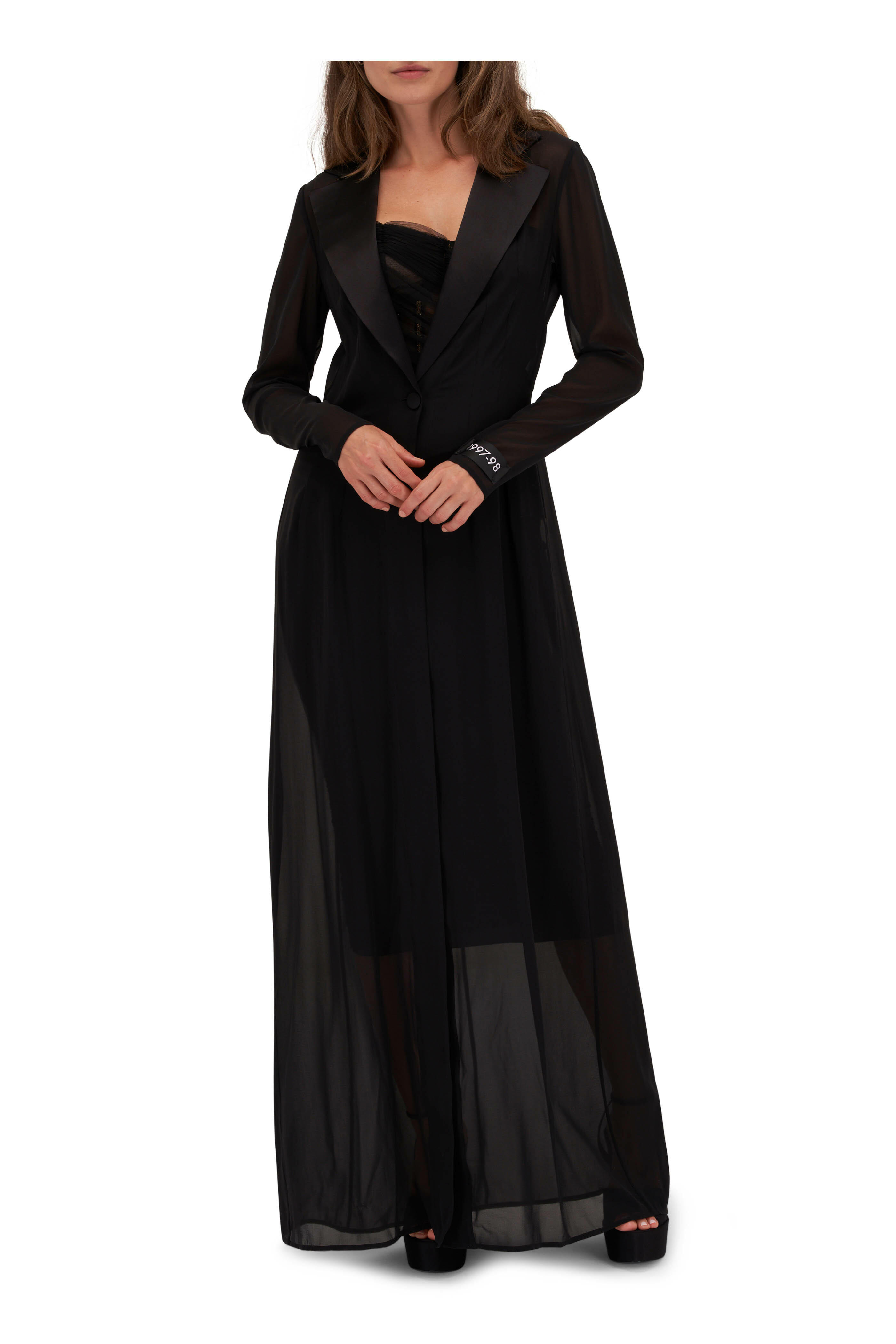 dolce and gabbana tulle midi dress Tulle midi dress with lingerie details and the DG logo