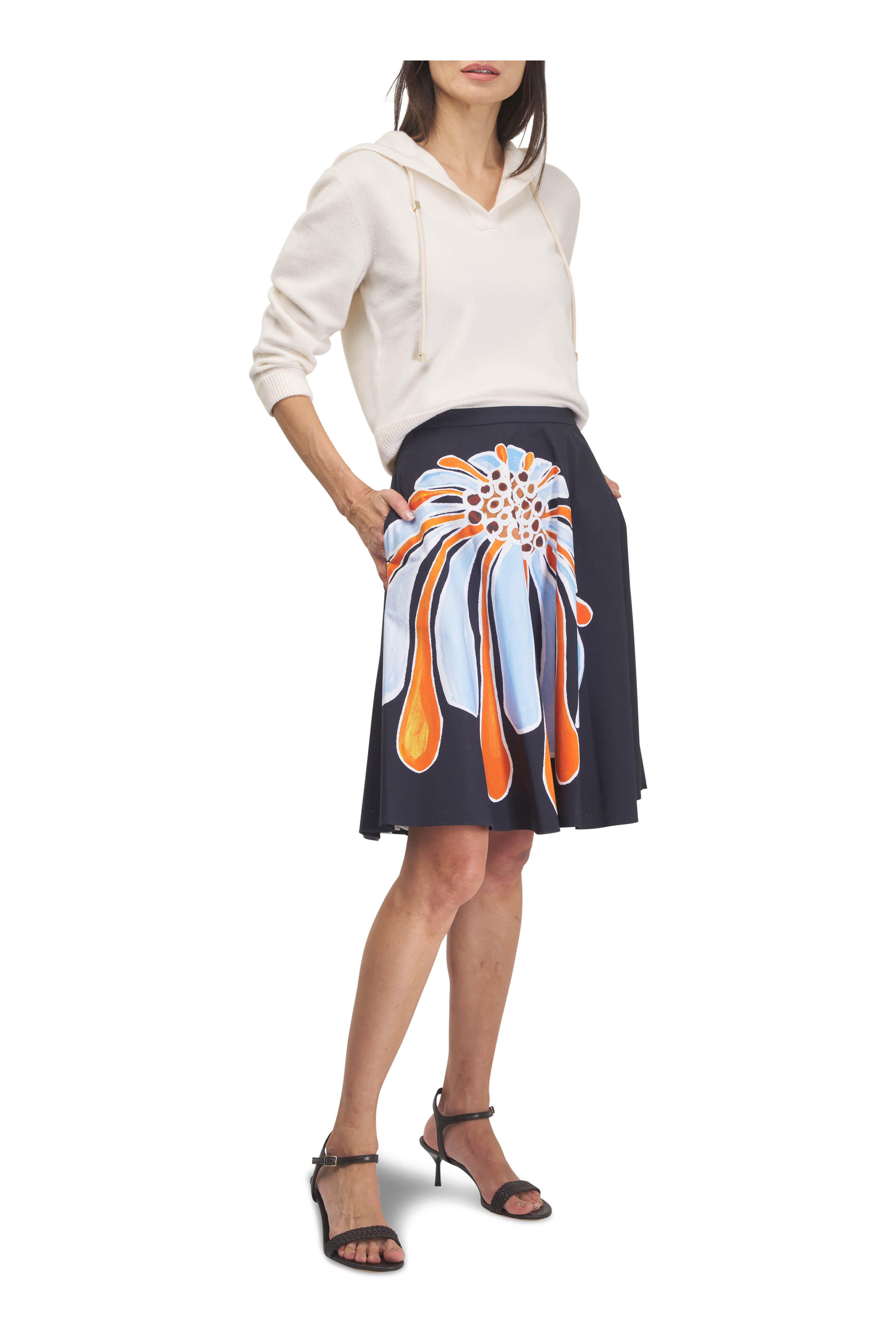 Dorothee Schumacher - Modern Statements Camellia White Hoodie