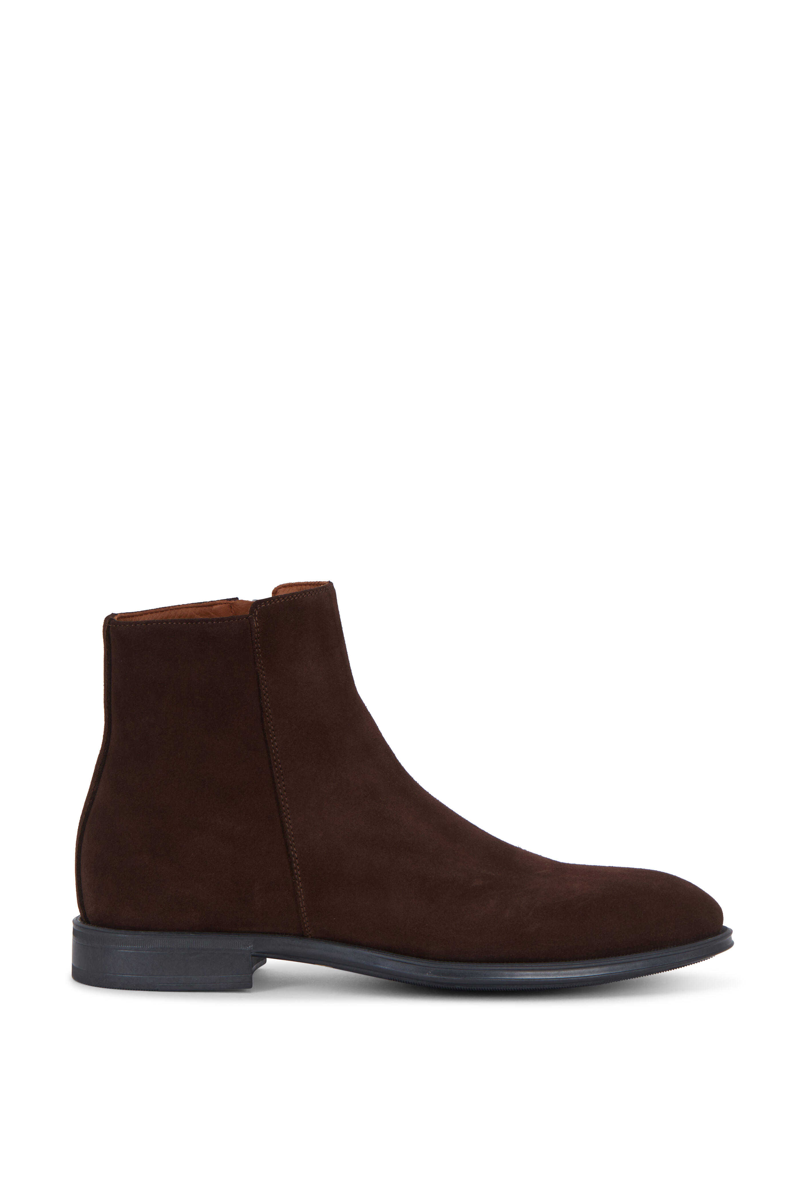 Aquatalia Daniel Brown Suede Weatherproof Boot