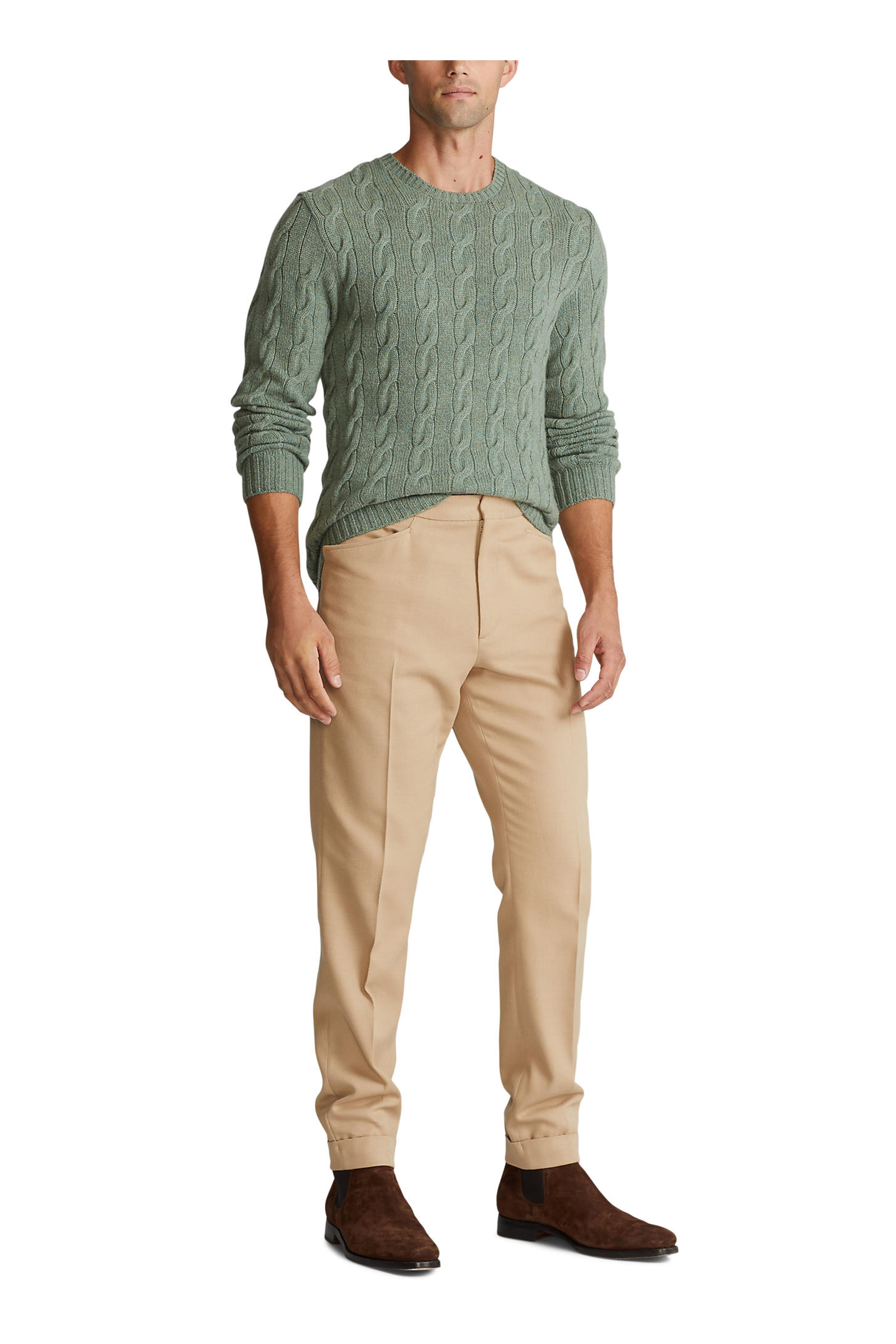 Ralph Lauren Purple Label - Sea Spray Cable Knit Pullover Sweater