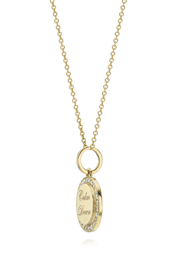 Dru - Calm Down Pops Medallion Necklace