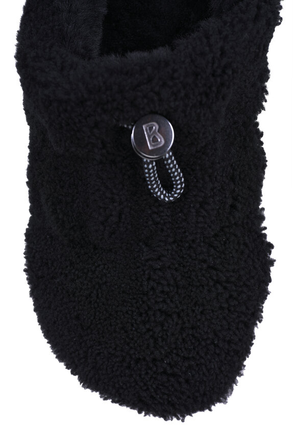 Bogner - Chamonix Black Shearling Slide