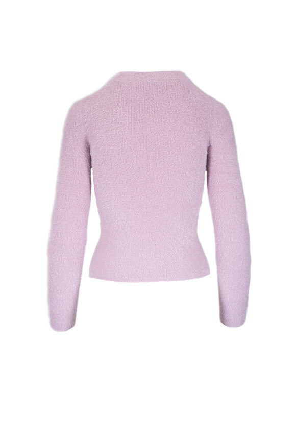 Vince - Orchid Stone Metallic Eyelash Pullover Sweater