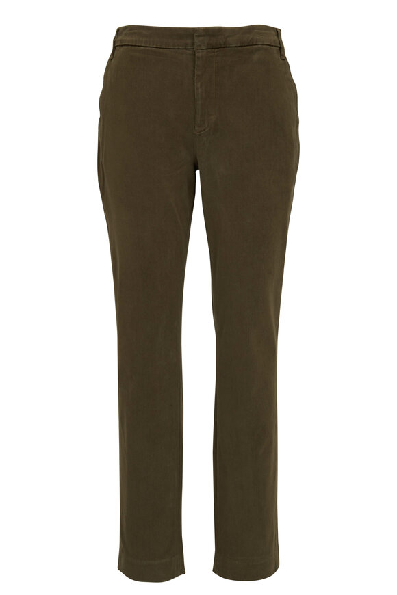 Frame - Military Green Slim Stretch Chino Pant