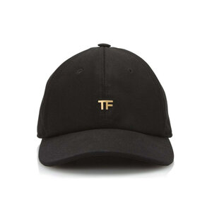 TOM FORD ブラックキャップ TFロゴ Tom Ford - Black Canvas TF Baseball Cap | Mitchell Stores