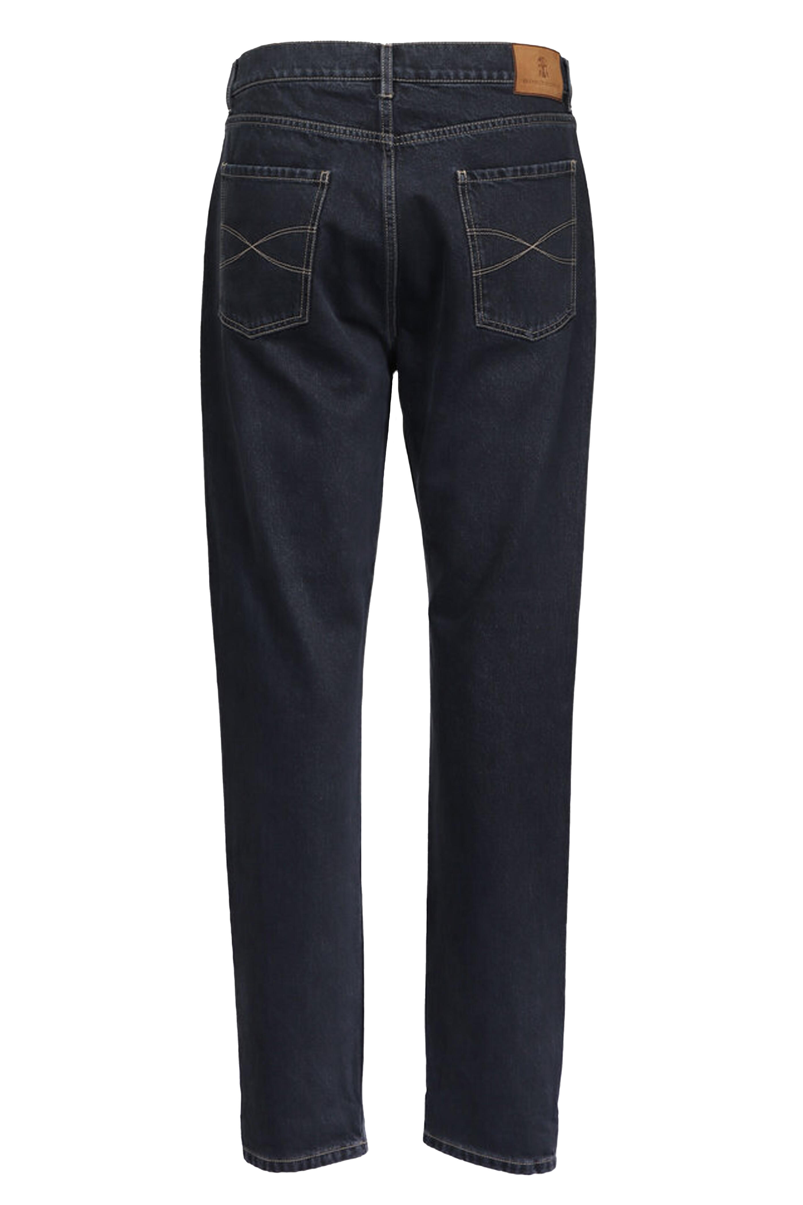Brunello Cucinelli - Dark Grey Denim Pant | Mitchell Stores